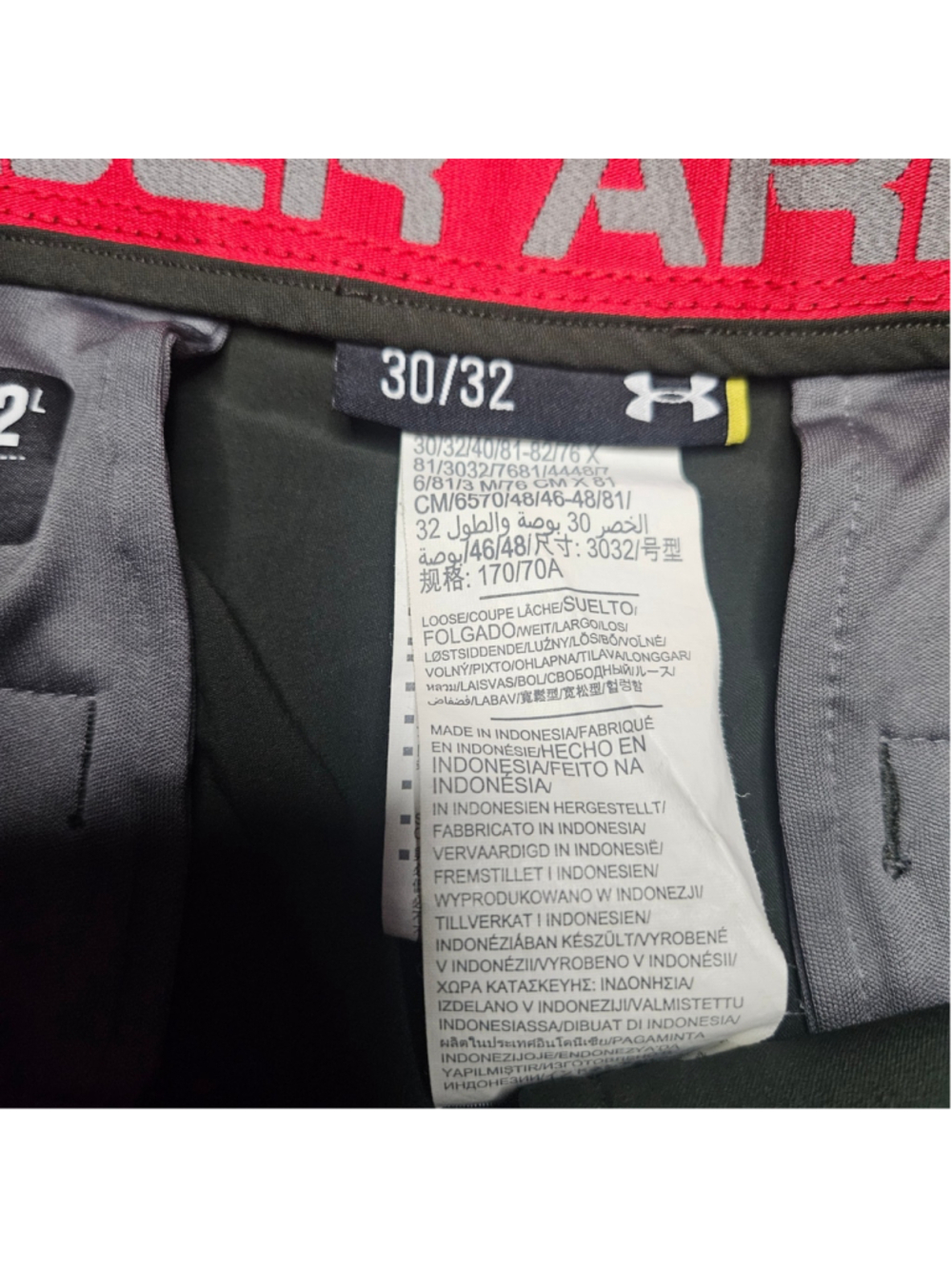 Under Armour 30x32 Green Match Play Golf Pants - Picture 9 of 9